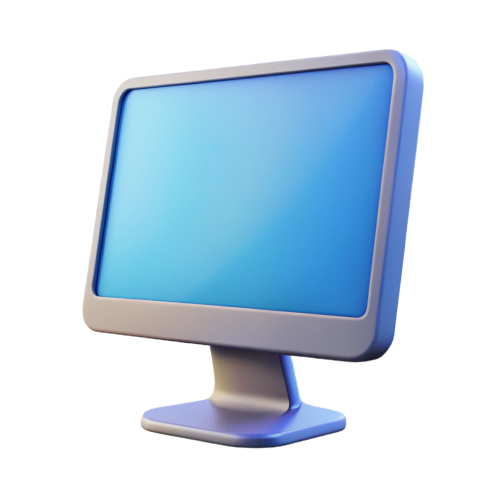 beautiful traditional Computer monitor, wide screen exclusive png