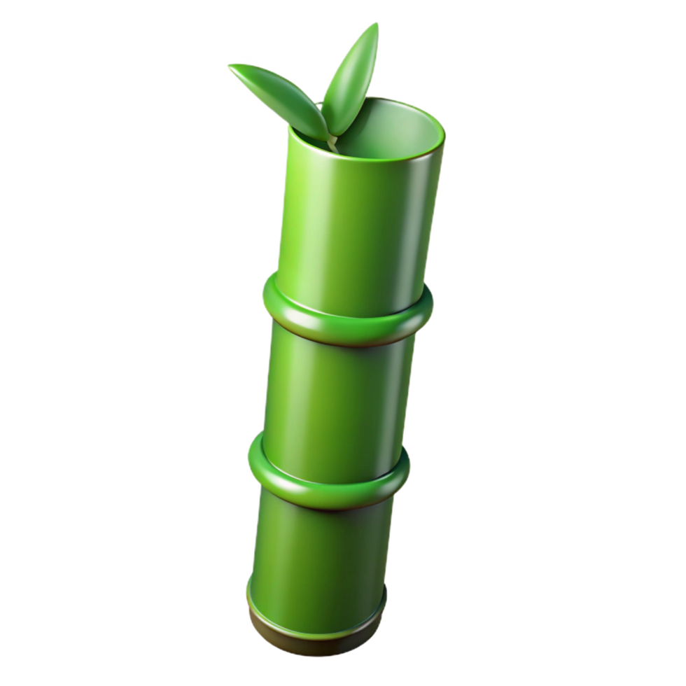 stunning traditional Green bamboo stalk original png