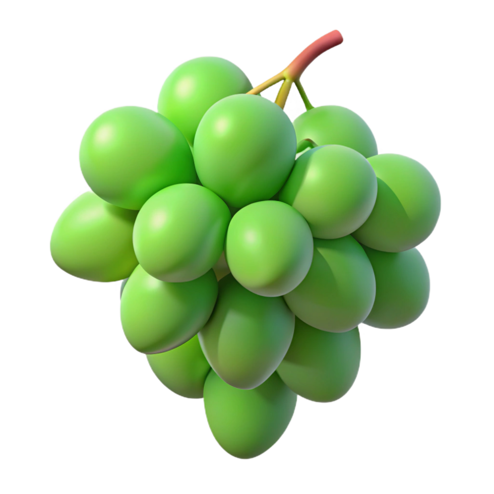 dramatic abstract Ripe bunch of green grapes exclusive png