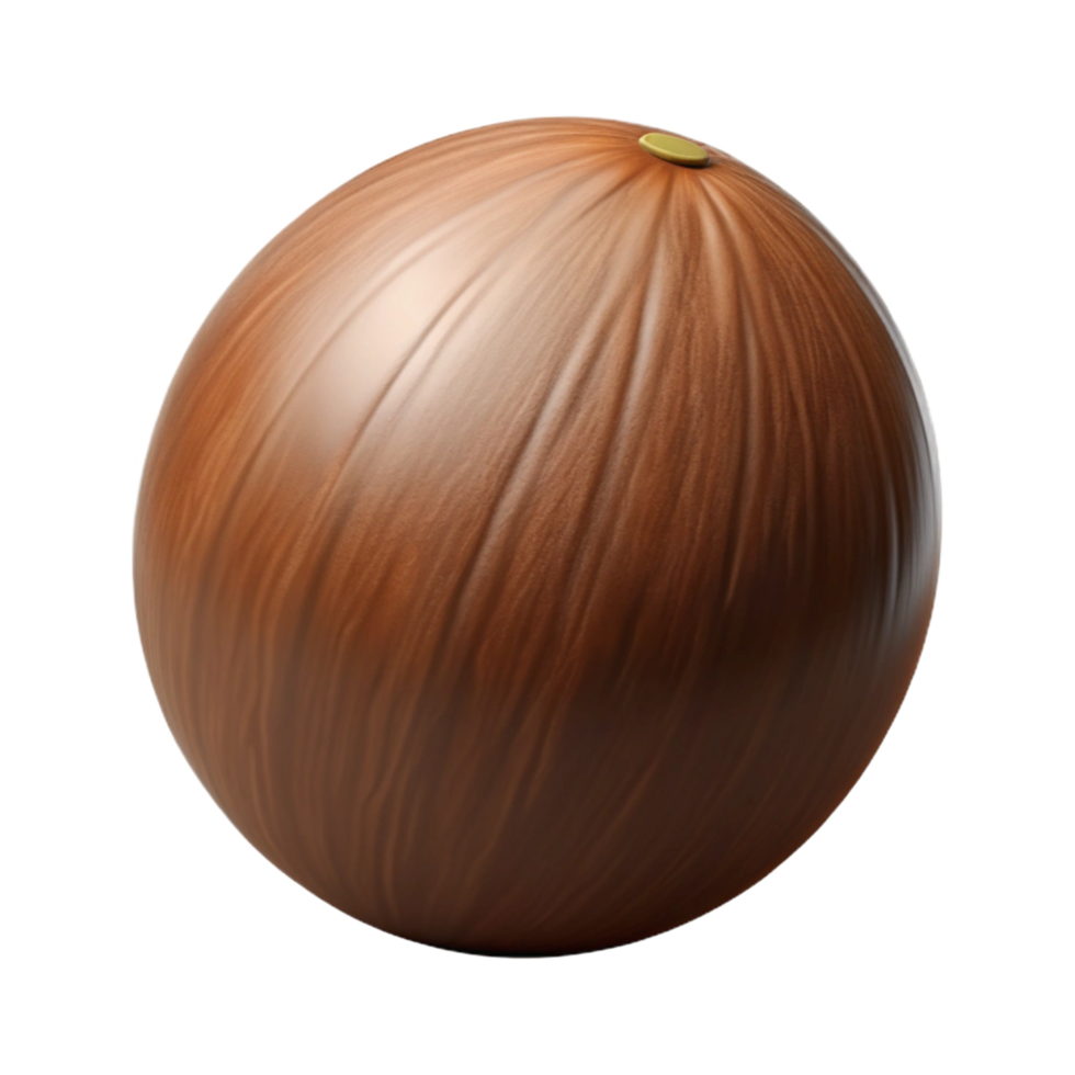 magnificent abstract Single brown coconut exclusive png