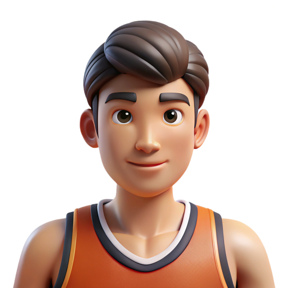 elegant rustic Athlete, basketball jersey, focused expression, professional png