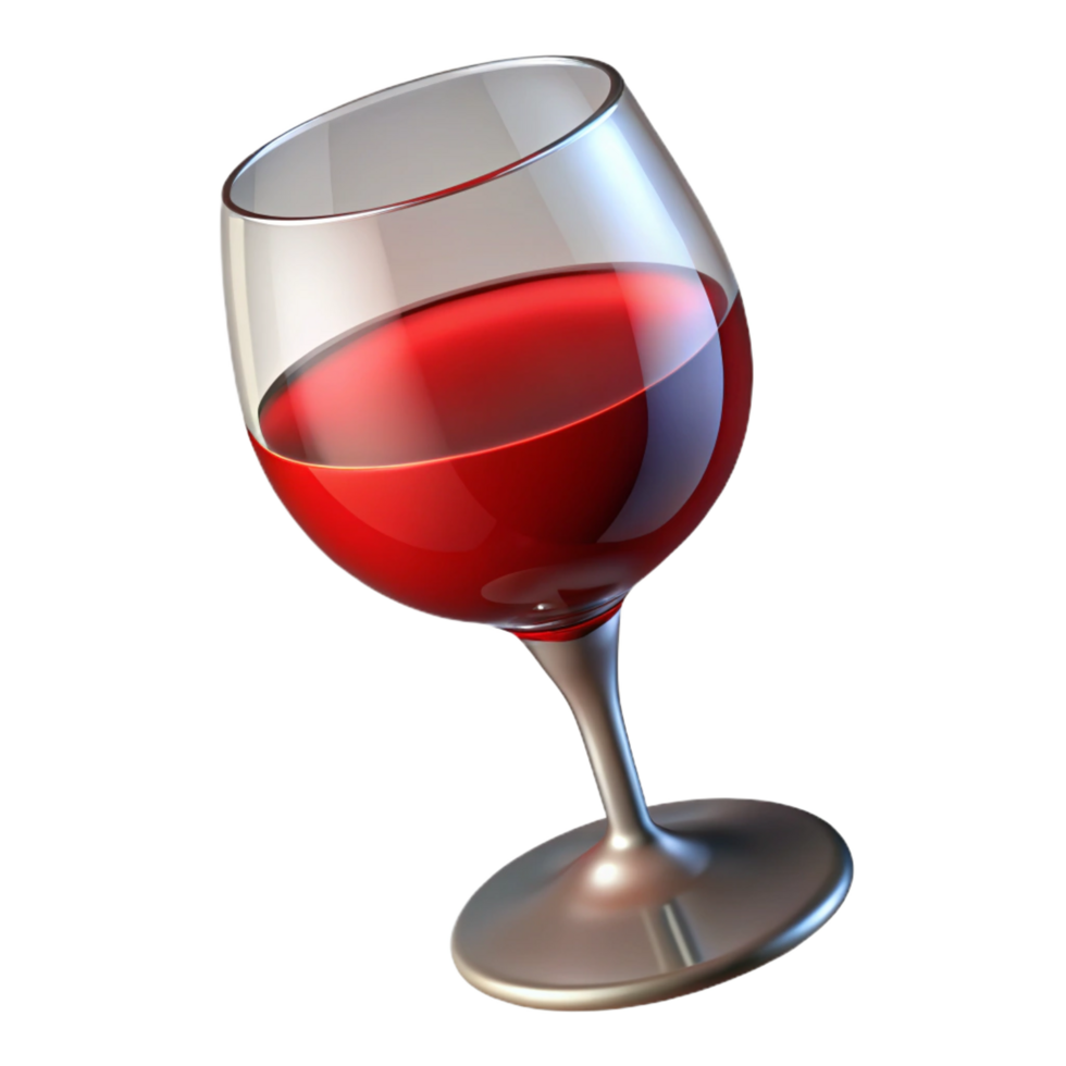 elegant creative A glass of red wine original png