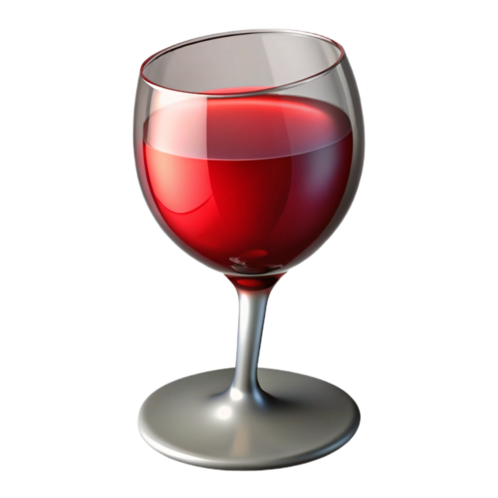 magnificent minimalist A glass of red wine high quality png