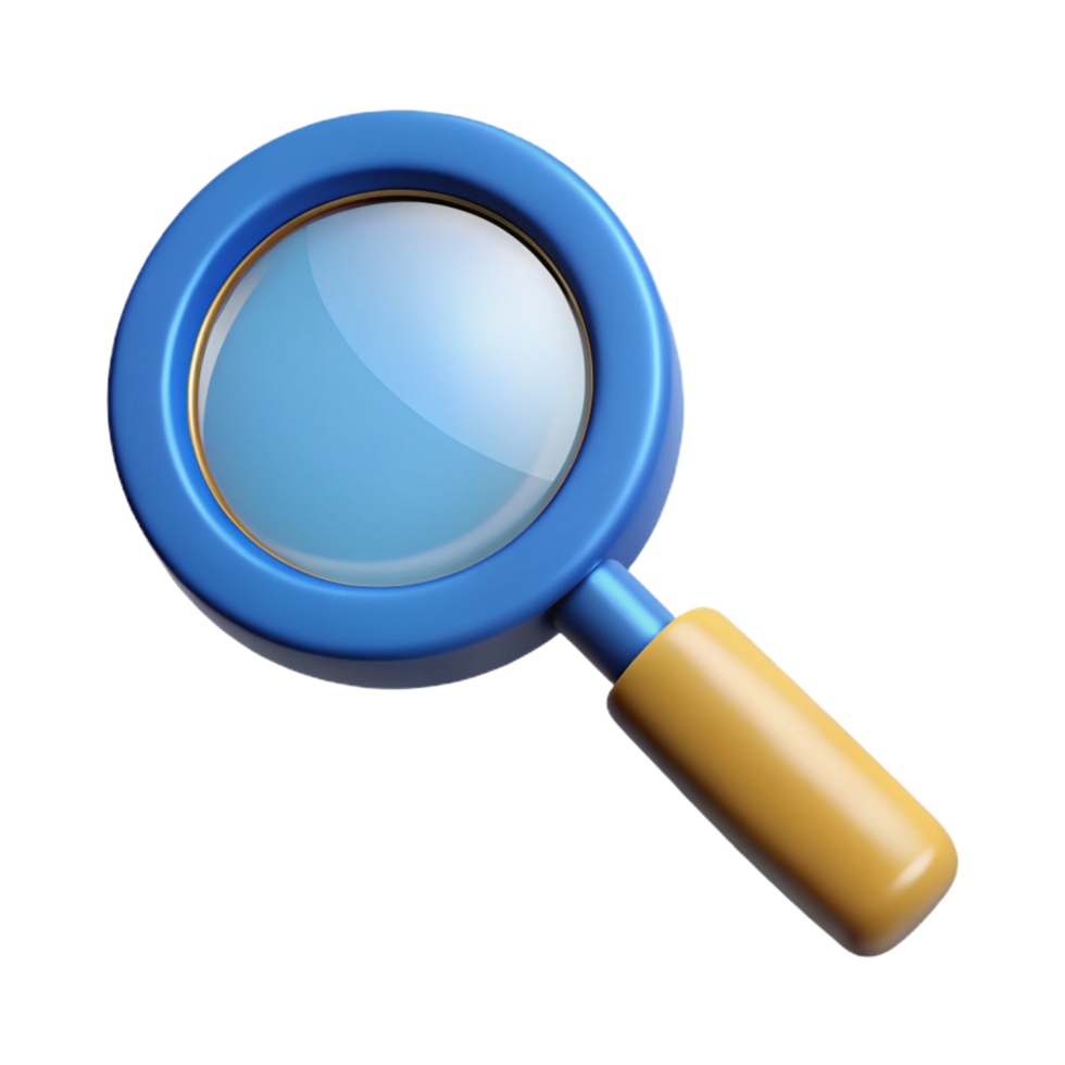 beautiful traditional A magnifying glass exclusive png