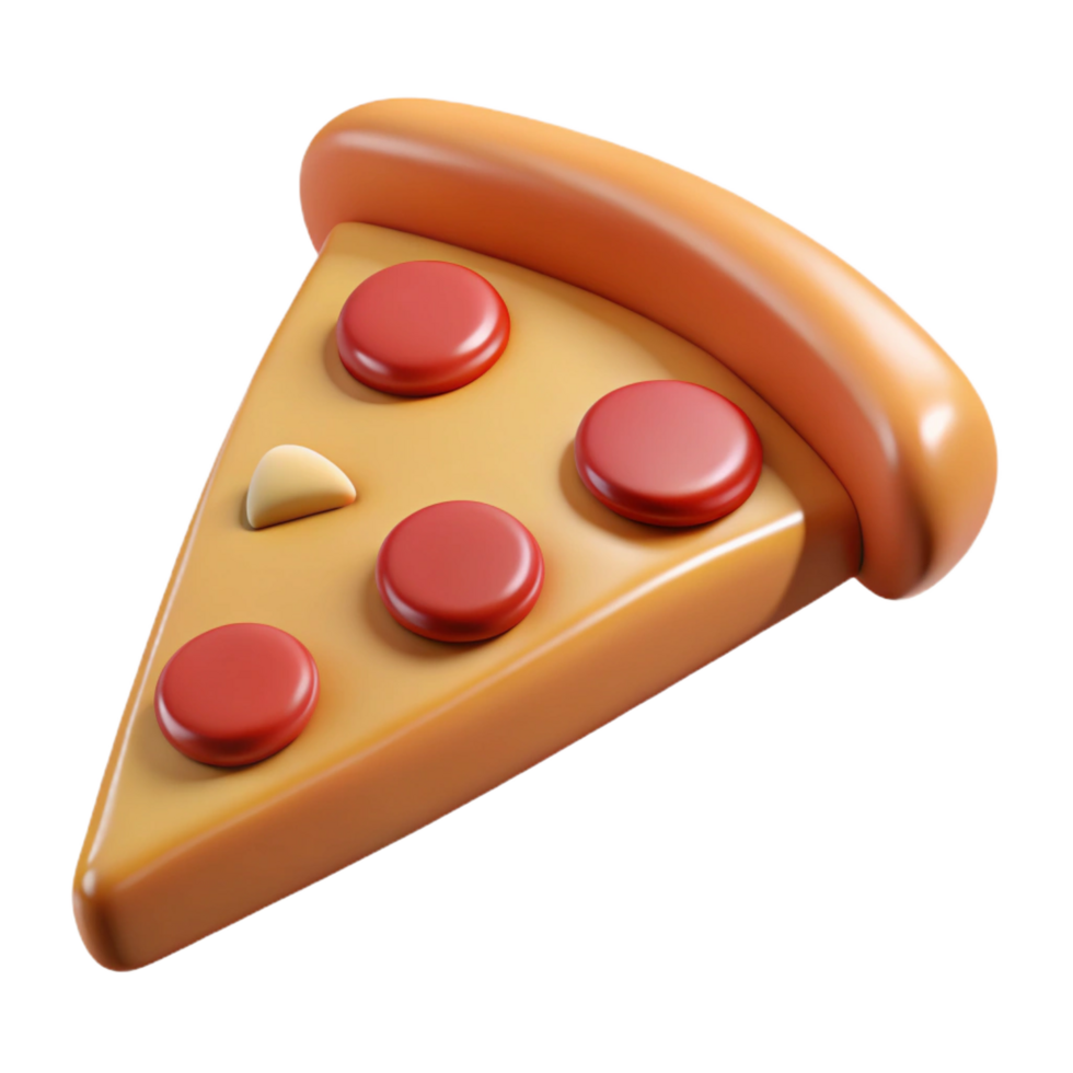 impressive vintage A slice of pepperoni pizza premium png