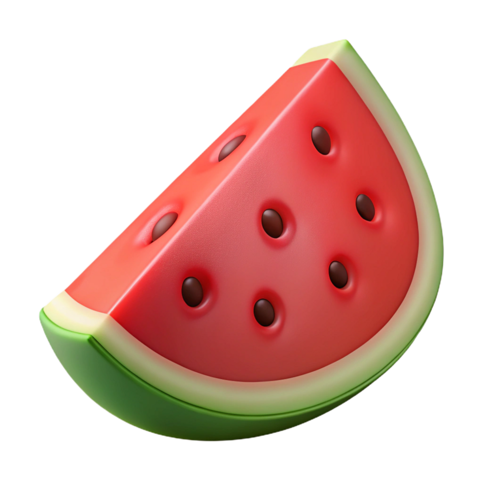 vibrant artistic A slice of watermelon 4K png