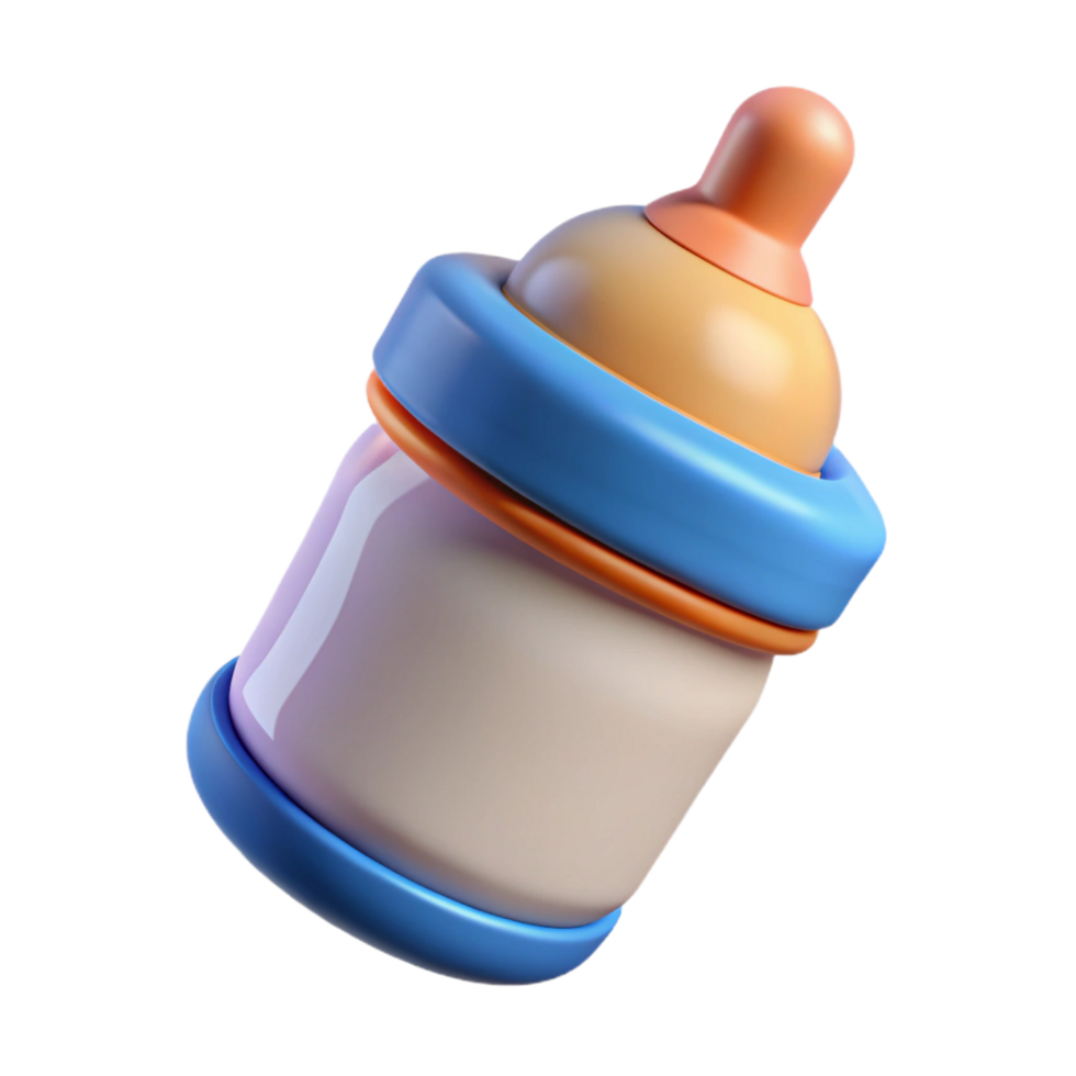 dramatic creative A baby bottle original png