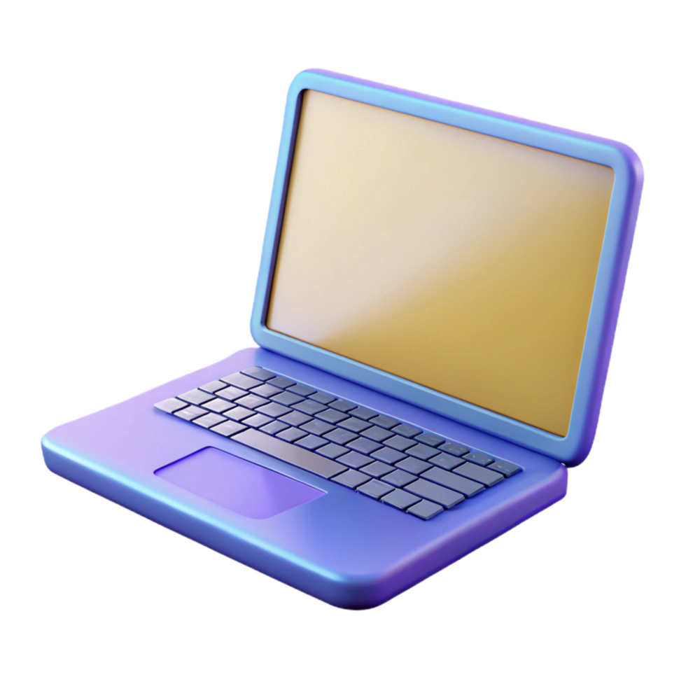 stunning minimalist A laptop computer high quality png