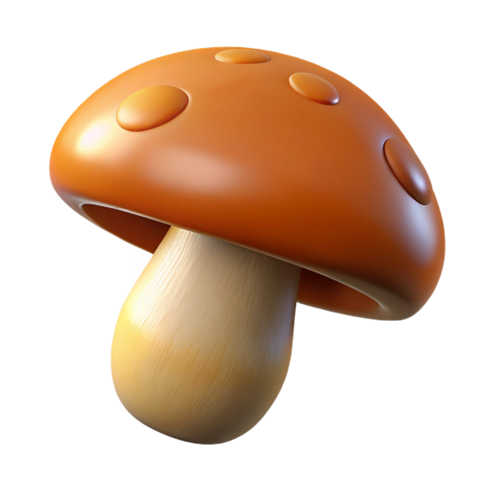 impressive traditional Mushroom, portabella genuine png