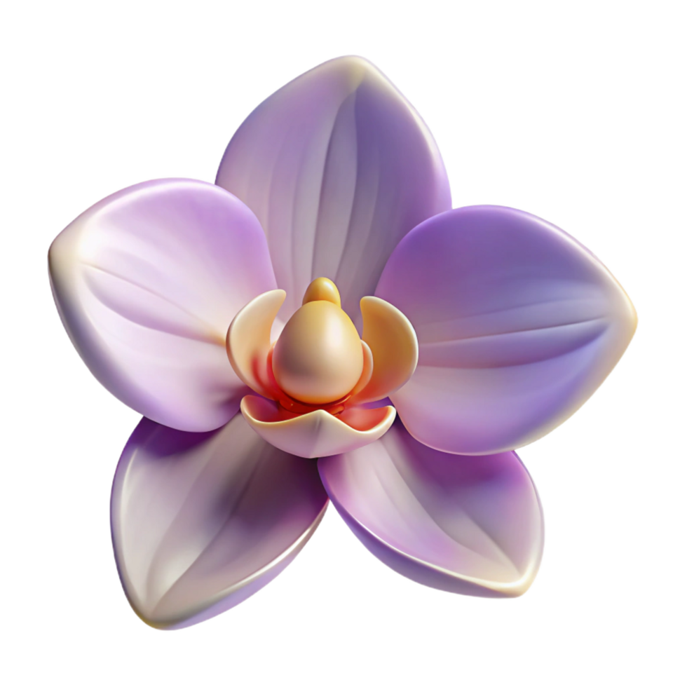 serene rustic Orchid flower high resolution png