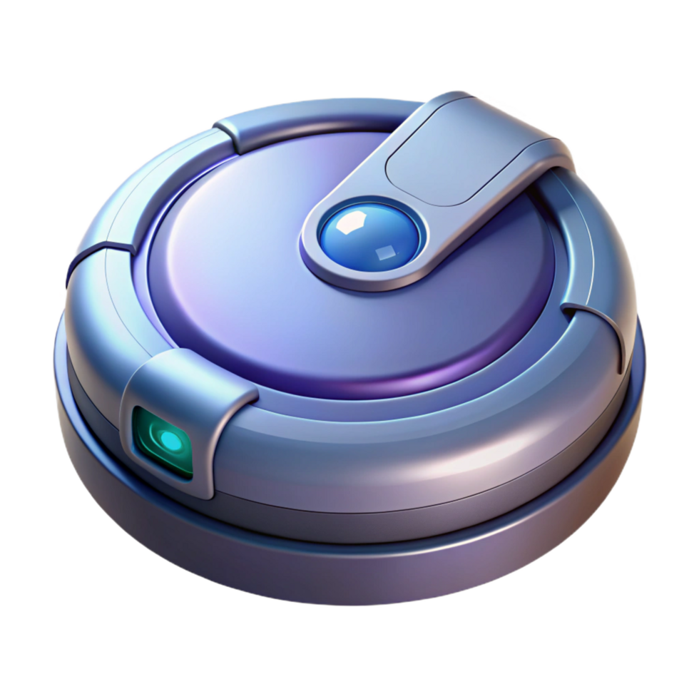 vibrant traditional Robot vacuum cleaner high resolution png