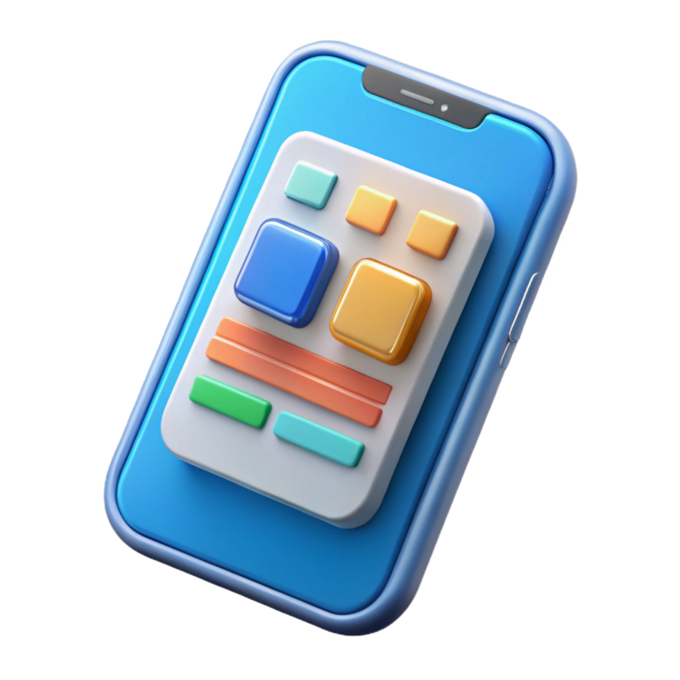 stunning rustic Smartphone displaying a mobile app interface detailed png