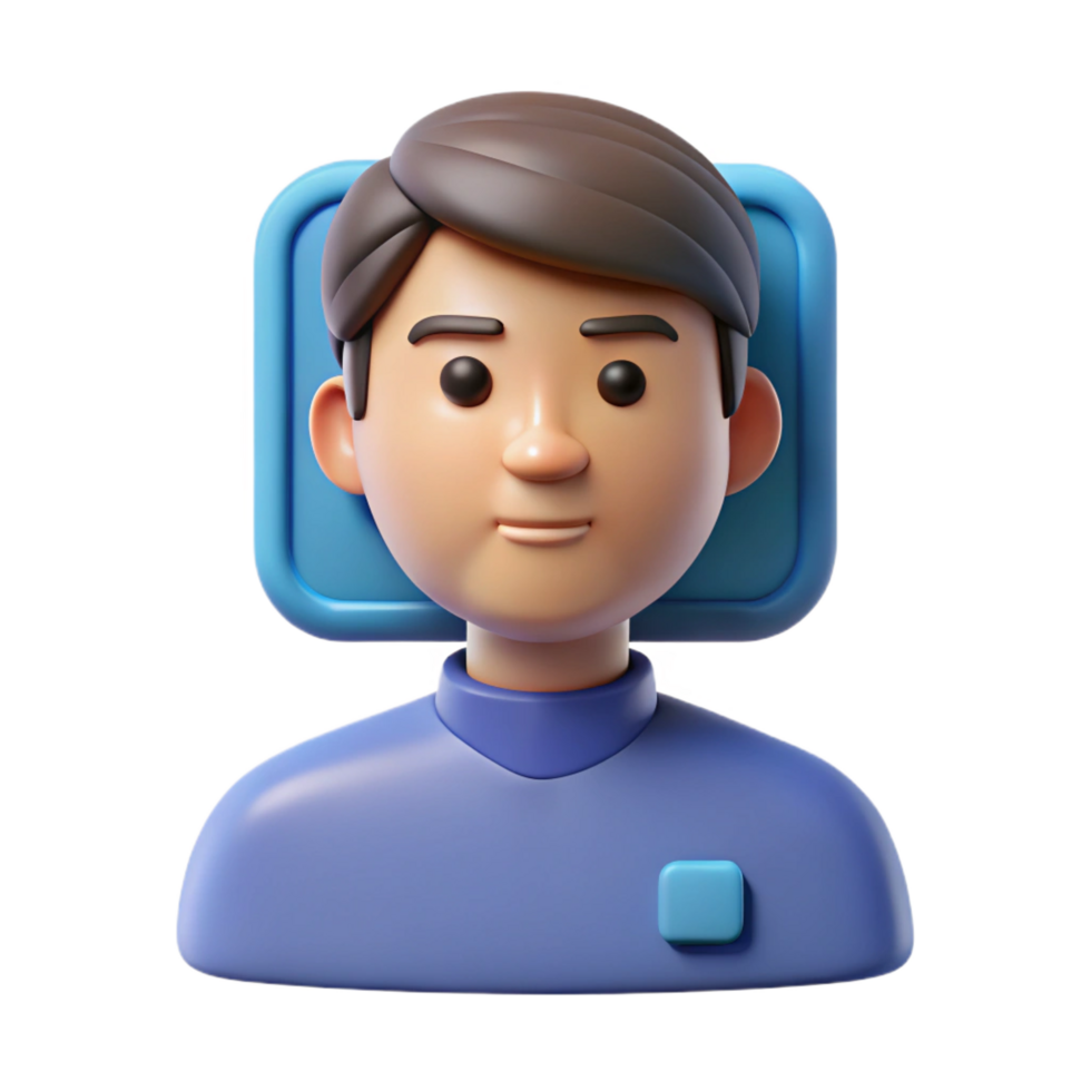serene contemporary Facial recognition software interface high resolution png