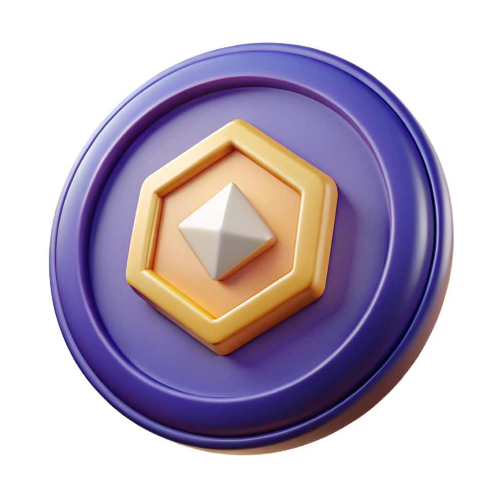 serene abstract NFT digital art token 4K png