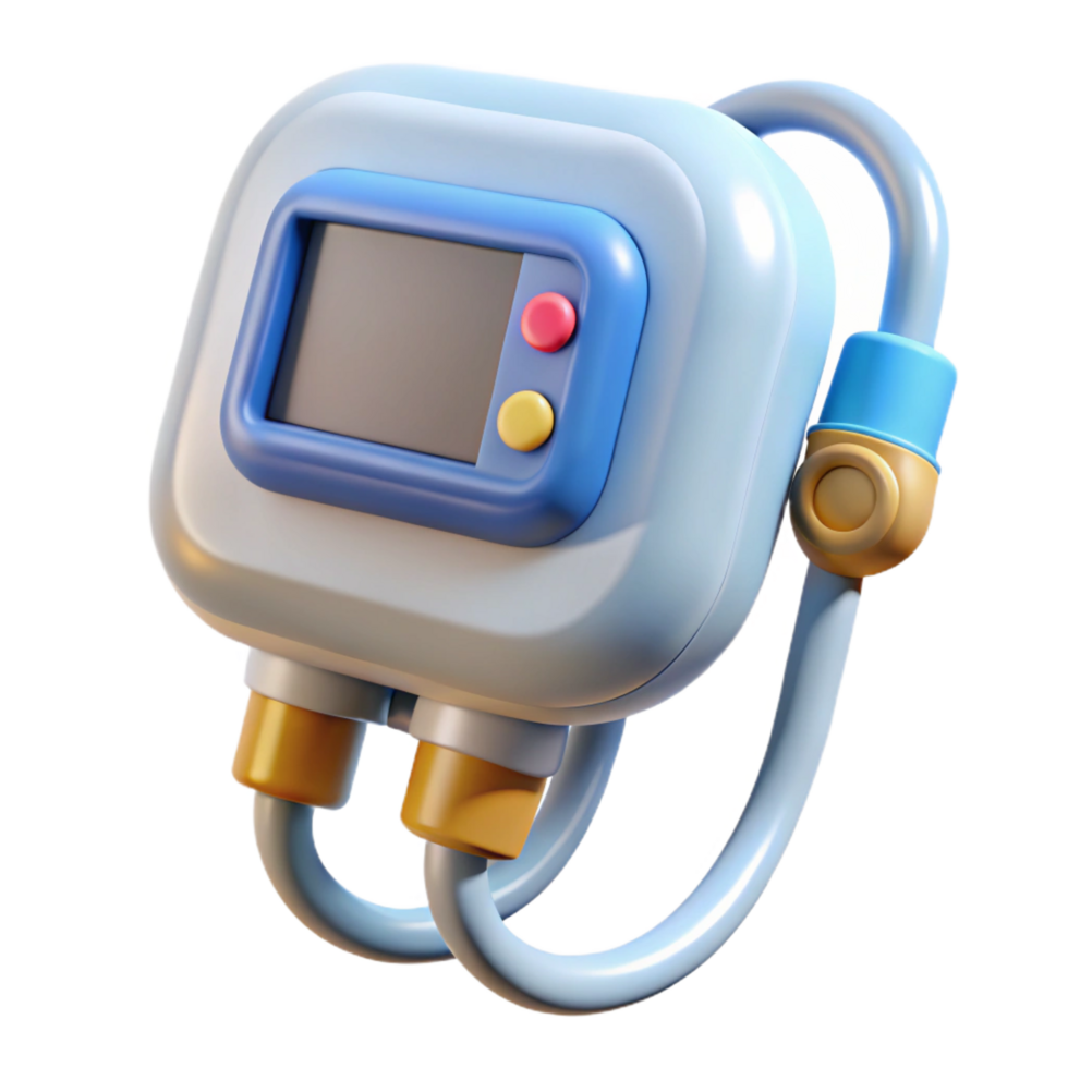 wonderful classic Medical device with digital display 4K png