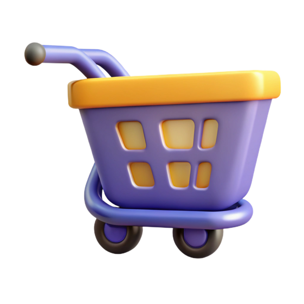 beautiful classic E-commerce shopping cart icon original png
