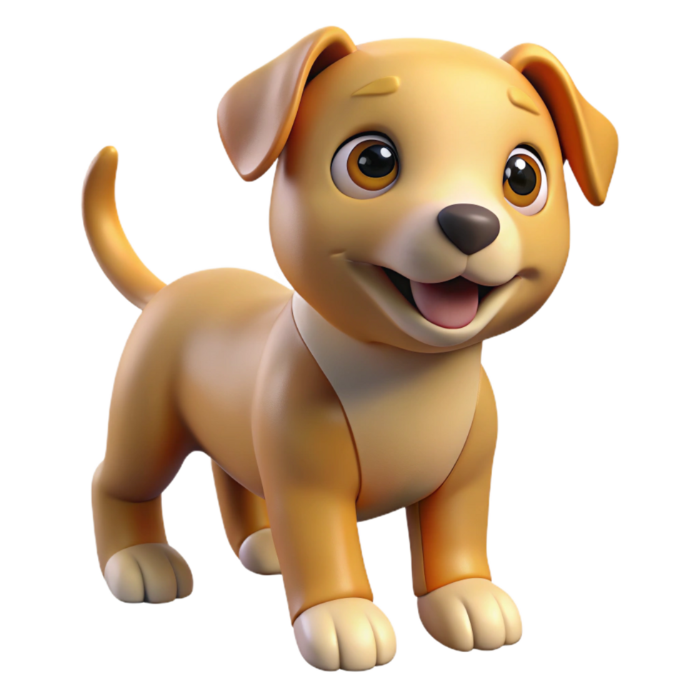 beautiful creative Cute puppy, playful pose, high quality png