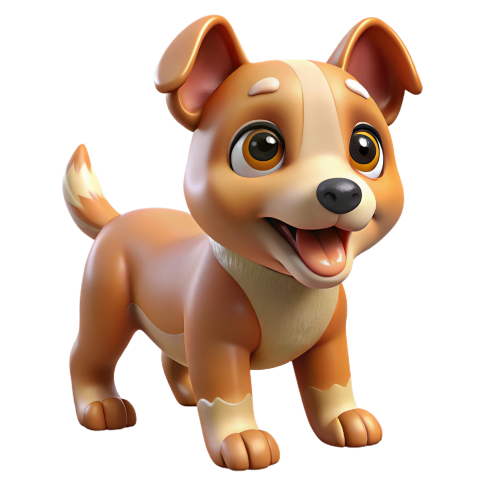 wonderful artistic Cute puppy, playful pose, genuine png