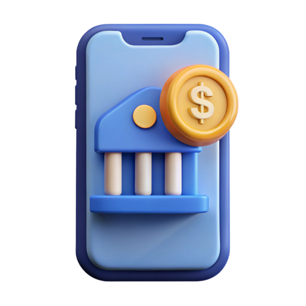 stunning abstract Financial technology mobile banking app genuine png