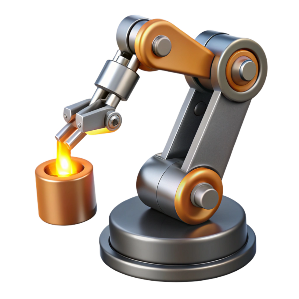 wonderful abstract Manufacturing technology robotic arm welding metal original png