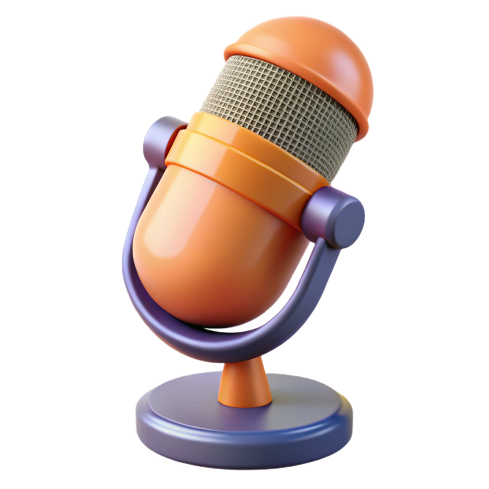 dramatic abstract Professional microphone for recording audio exclusive png