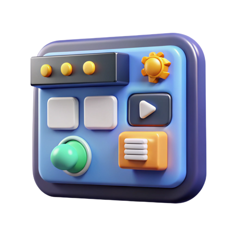 wonderful modern editing software interface detailed png