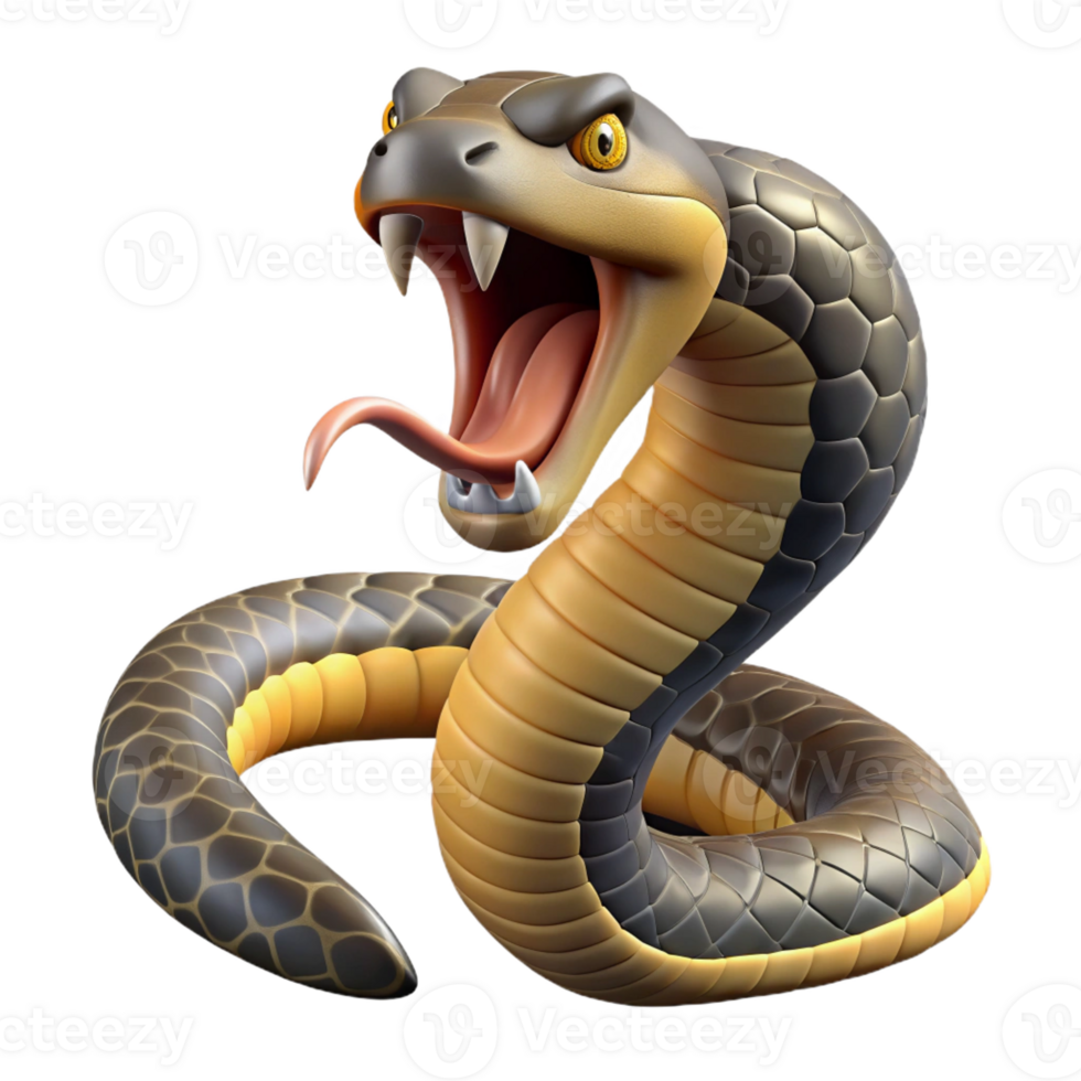 impressive creative A hissing rattlesnake genuine png