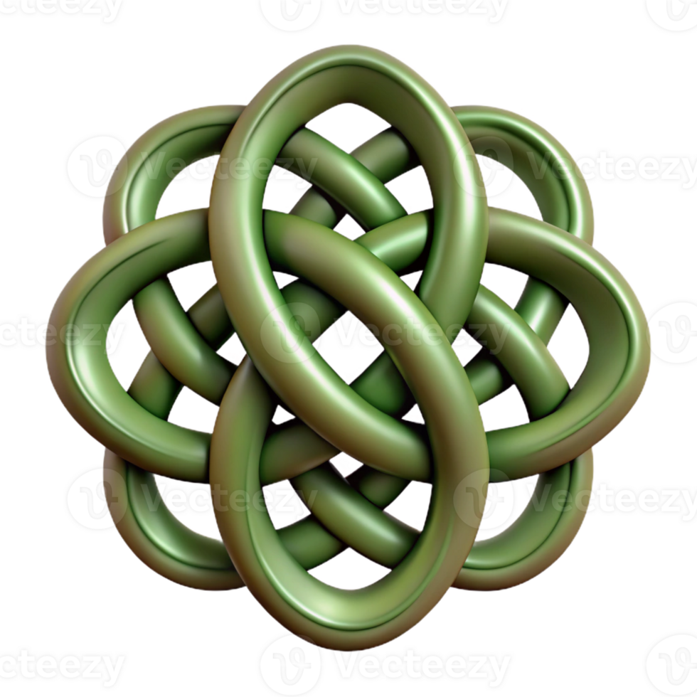 vibrant creative Celtic knotwork design high quality png