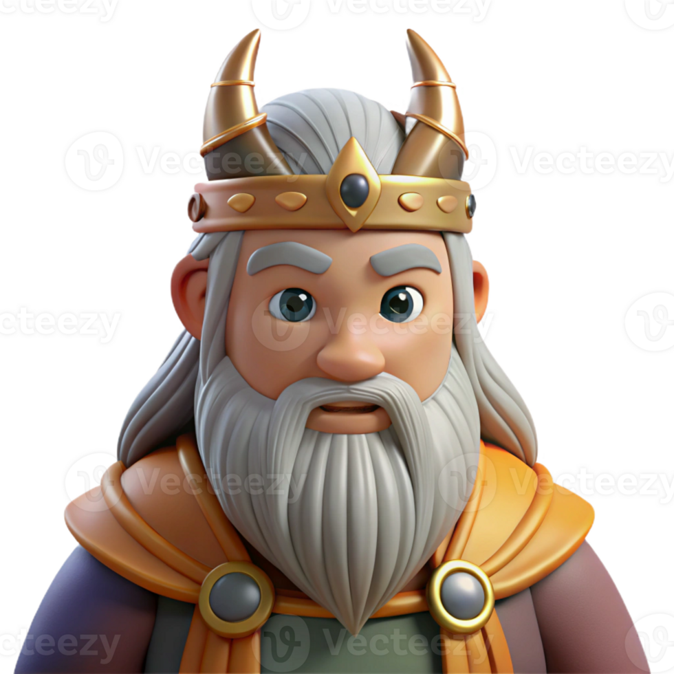 magnificent modern Odin, Norse Allfather god high resolution png