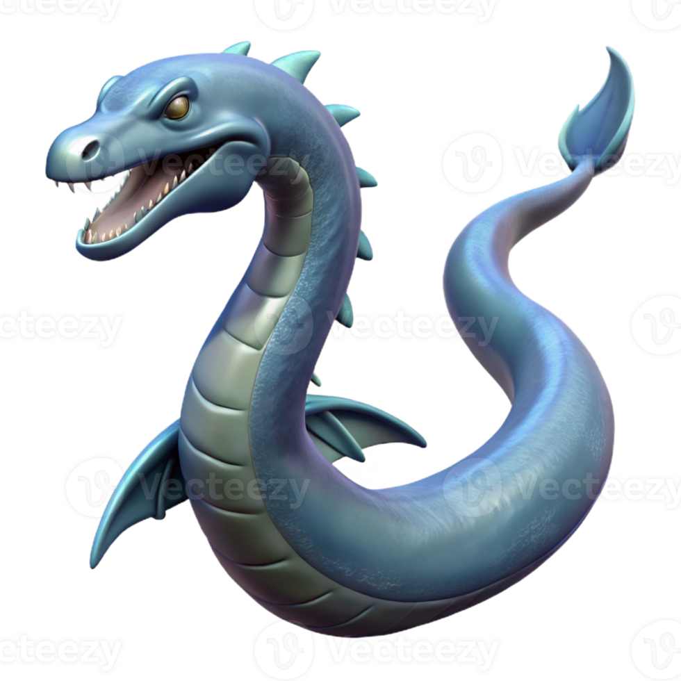 magnificent contemporary Leviathan, sea serpent, exclusive png