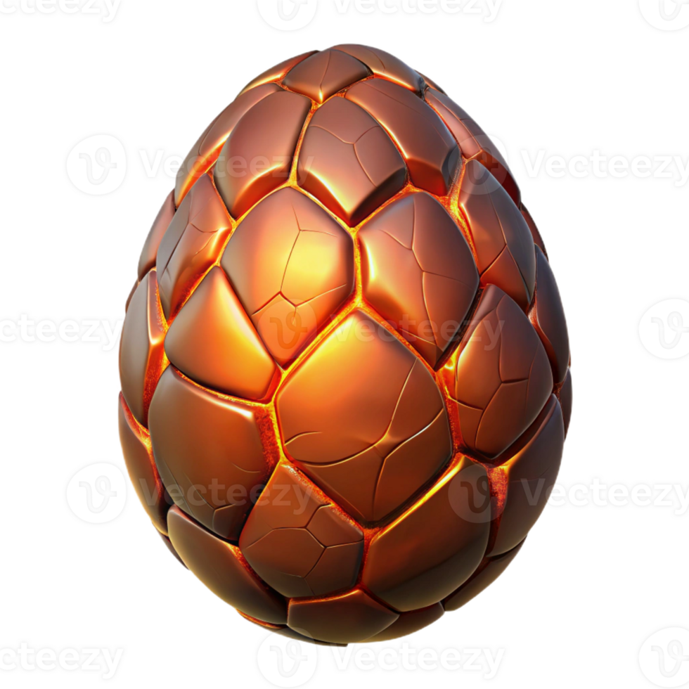 dramatic rustic A dragon egg, scales visible, glowing cracks premium png