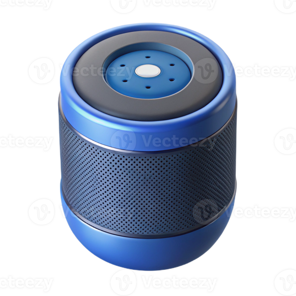magnificent classic Smart speaker with voice assistant activated professional png