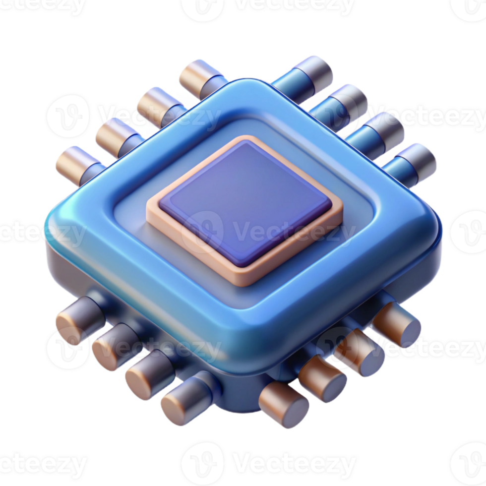 impressive classic Microchip, semiconductor technology genuine png