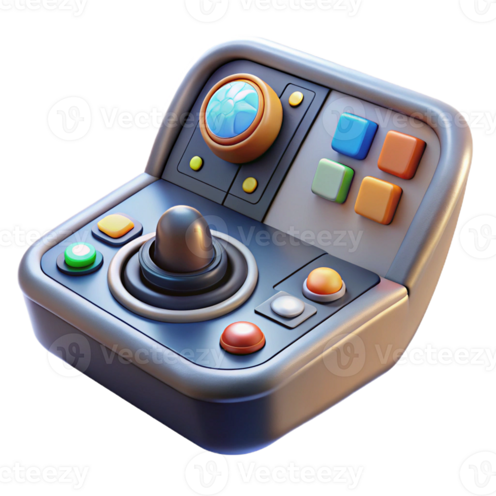stunning artistic Spaceship cockpit control panel with illuminated buttons exclusive png