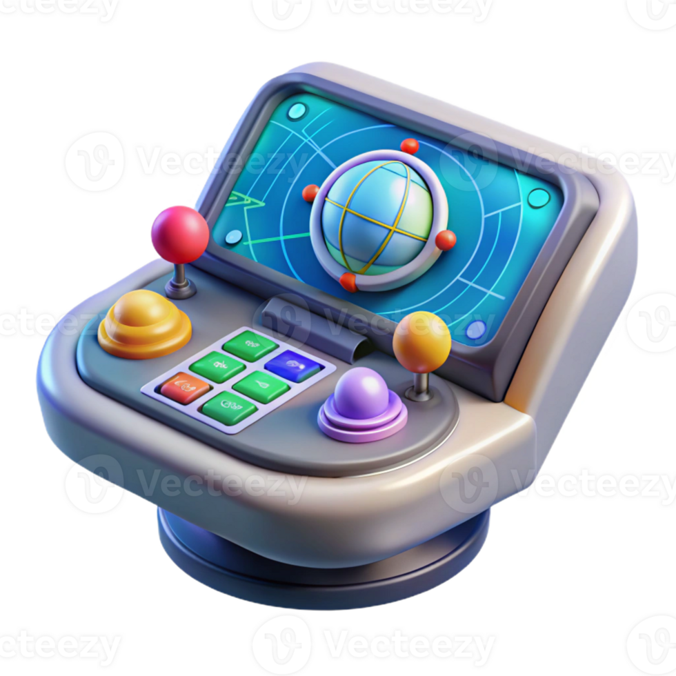 extraordinary abstract Spaceship navigation console with holographic map high resolution png