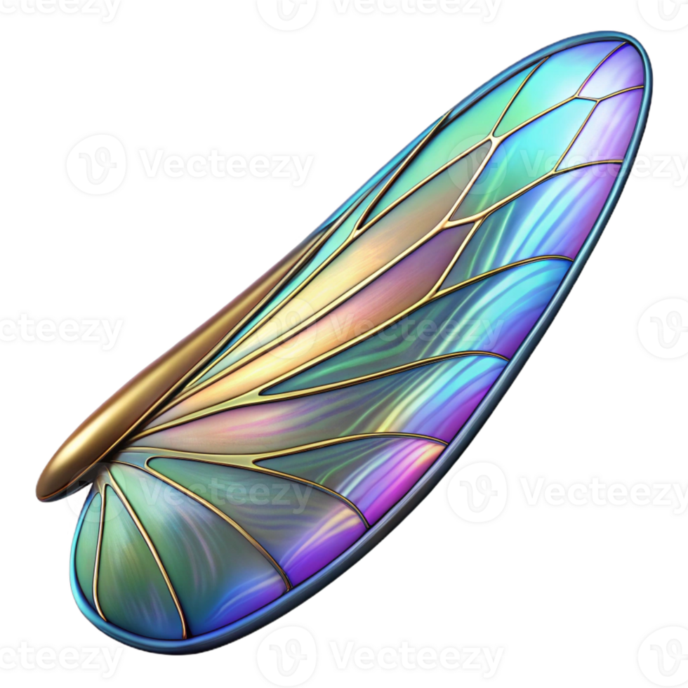 wonderful modern Close-up of a dragonfly wing iridescent exclusive png