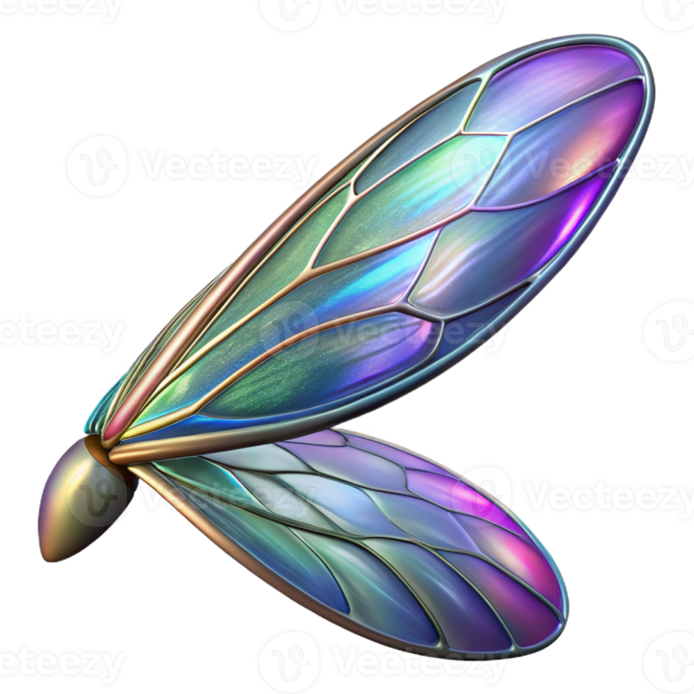 wonderful traditional Close-up of a dragonfly wing iridescent premium png