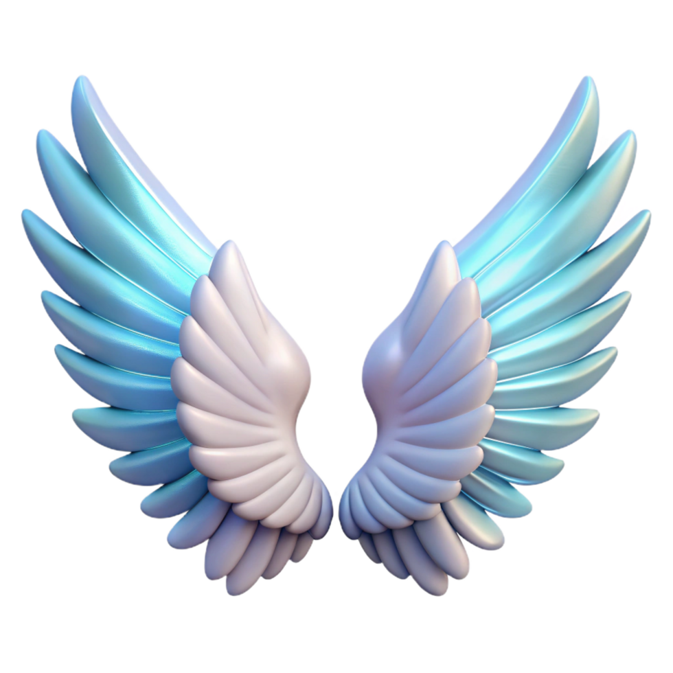 extraordinary classic Pair of wings, feathered, angelic, original png