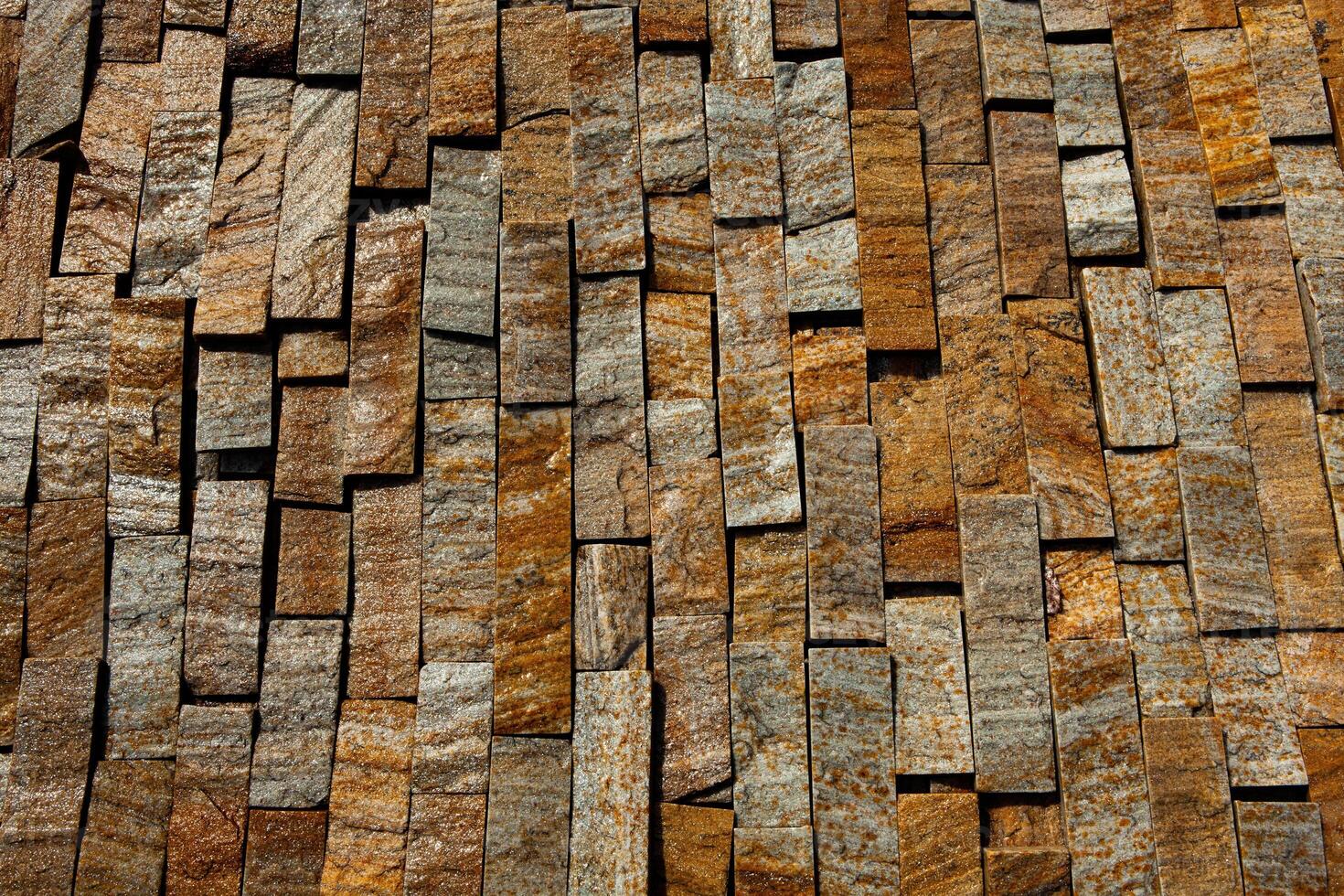 Close-Up of Unique Stone Formations Creating an Artistic Effect photo