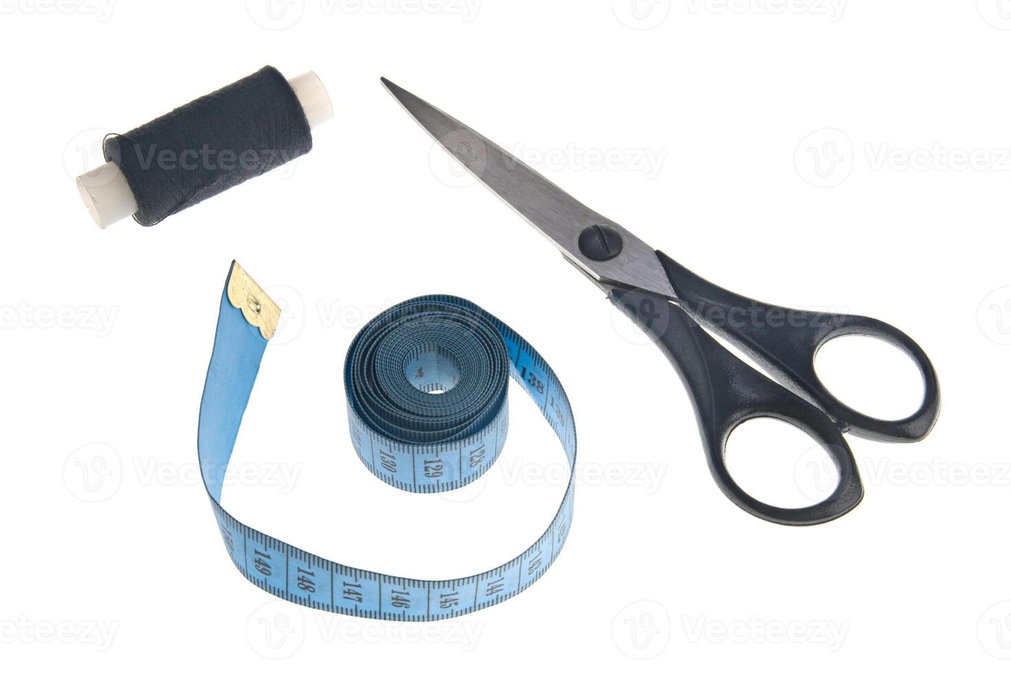 Sewing kit over white photo