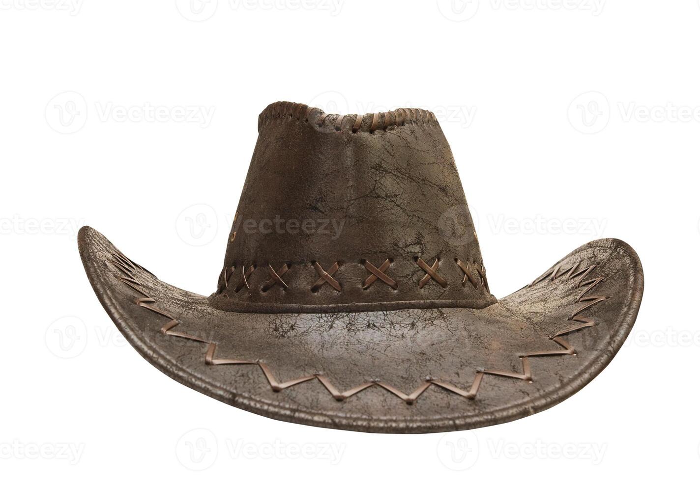 Stetson hat over white 2 photo