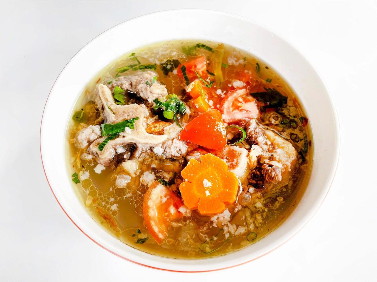 Soup buntut Indonesian food photo