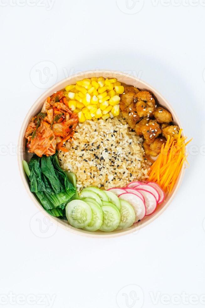 Healthy Kimchi Chicken Salad photo