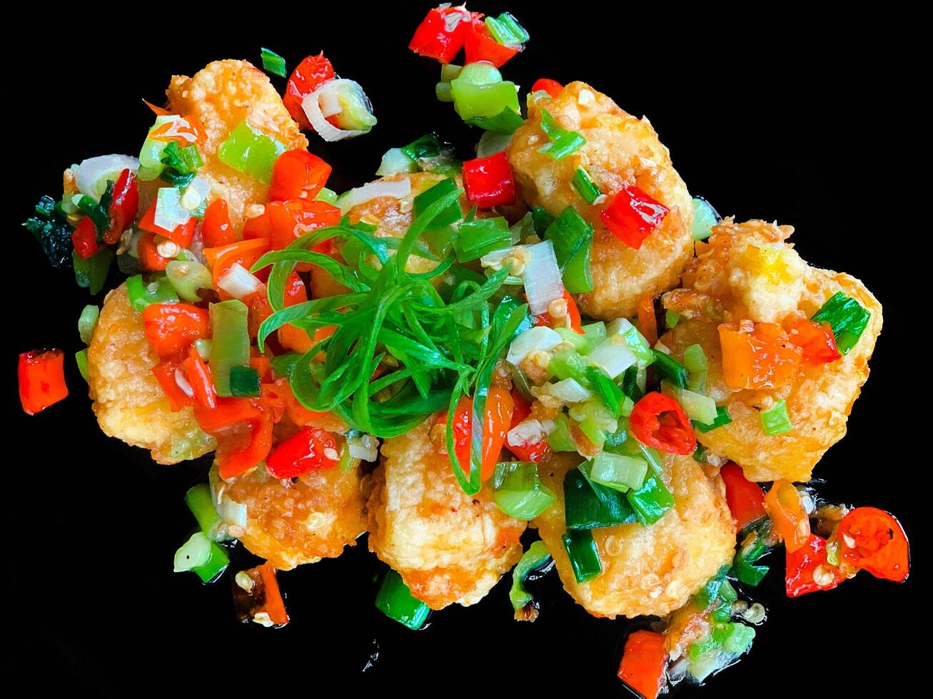 Crispy tofu salt and pepper photo