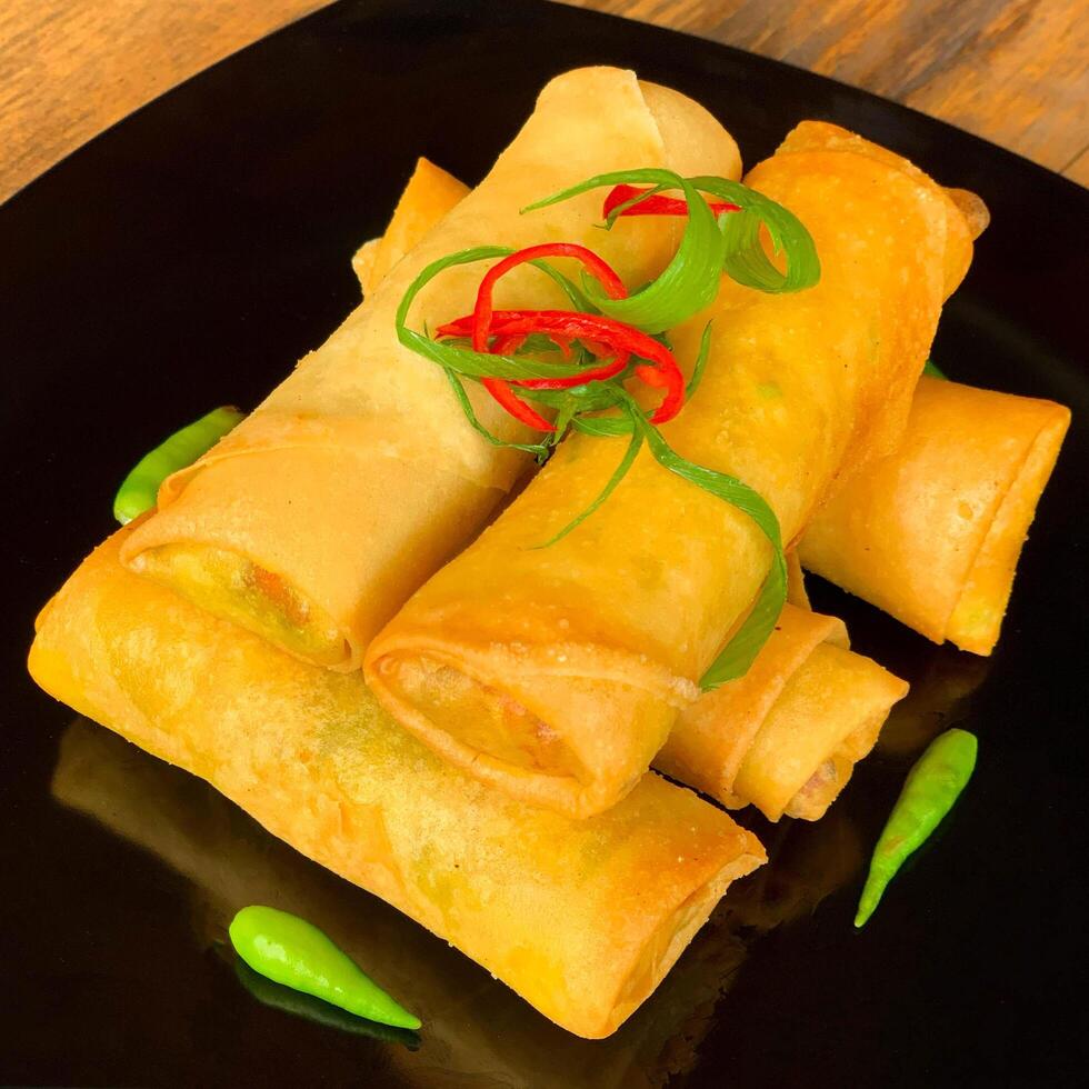Chicken Spring Rolls photo