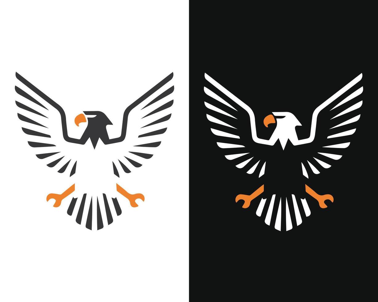 Royal Eagle Artwork Perfect for Flags, Shields and Badges vector