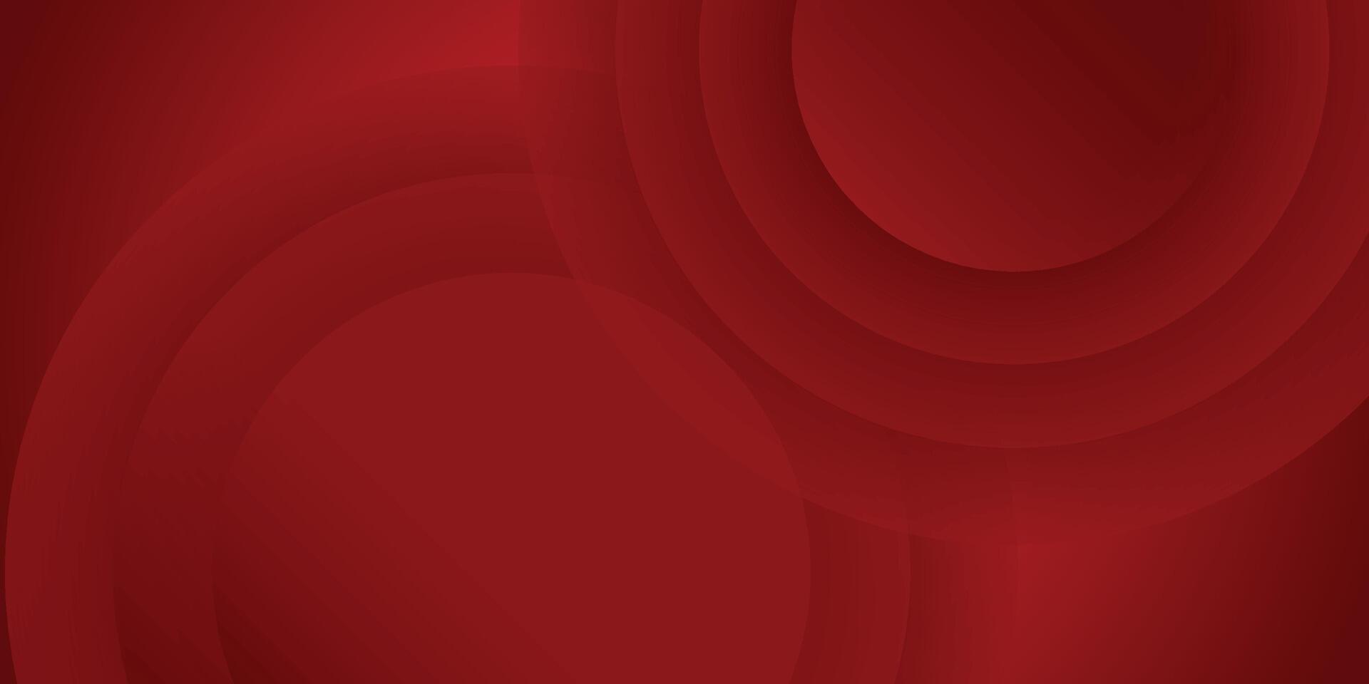 Abstract red circles background, Dynamic shapes composition vector