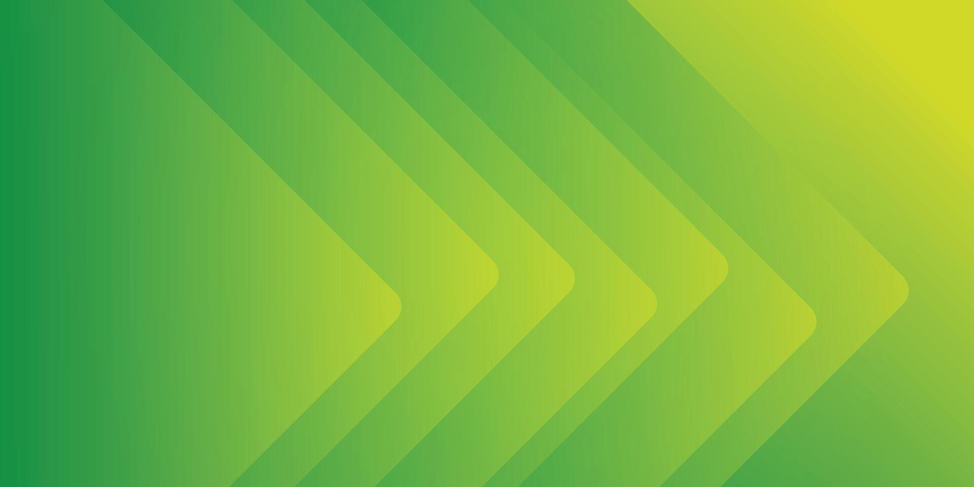 Minimal yellow and green geometric cubes background. Dynamic shapes composition. Vectors illustration
