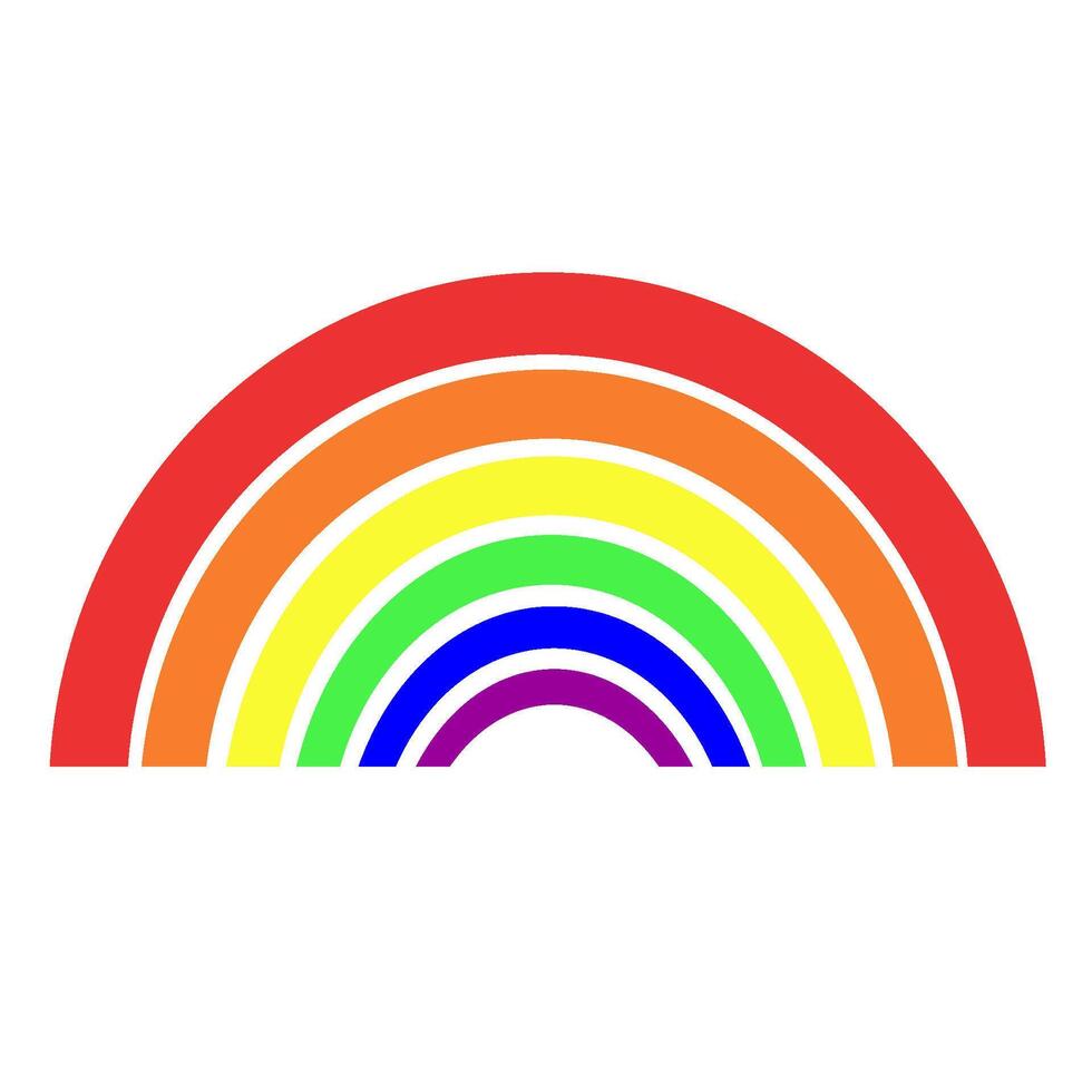 color full rainbow vector