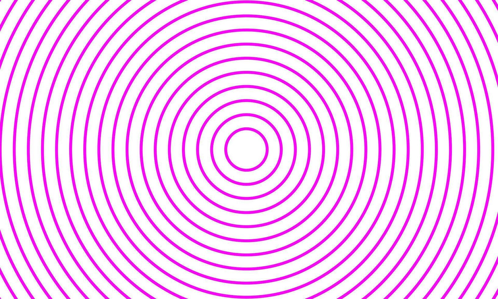 Vibrant magenta concentric circles on white background vector